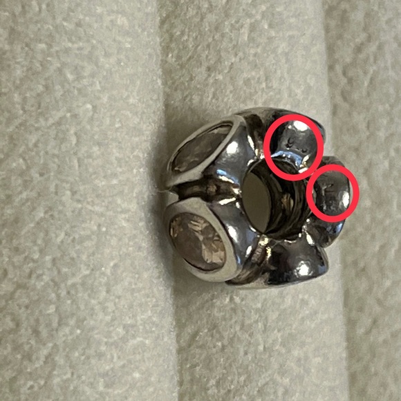 Retired Pandora Oval Lights Charm - Picture 4 of 5